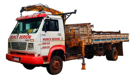 Caminhão Munck - Transporte de cargas e içamento em londrina